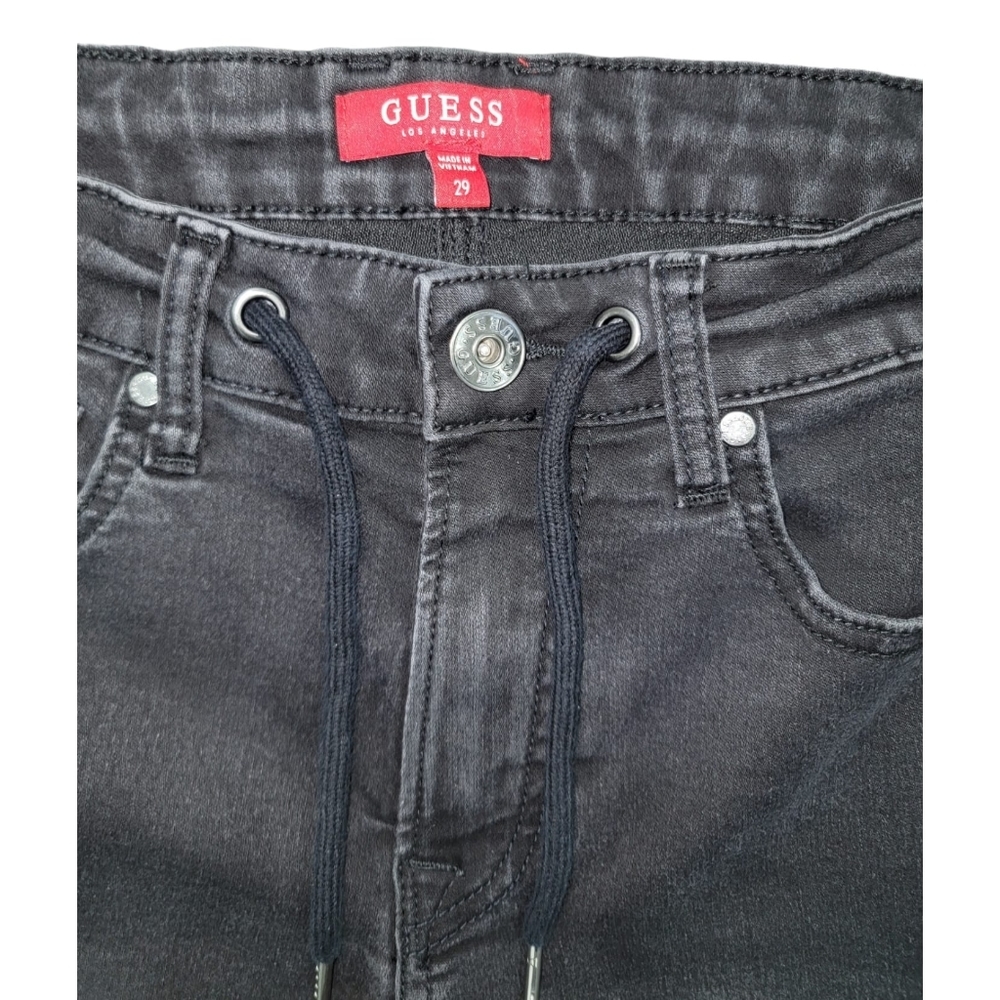 (M) Guess Moto Shorts (Men) - Picture 3 of 9